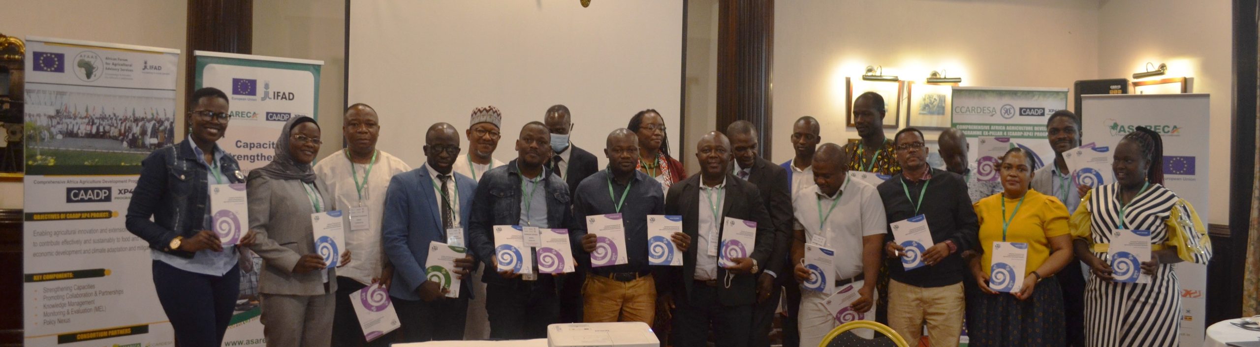 TRAINING OF TRAINERS INTEGRATING THE TROPICAL AGRICULTURAL PLATFORM FRAMEWORK (TAP) INTO AFRICAN RESEARCH AND EXTENSION ORGANIZATIONS.