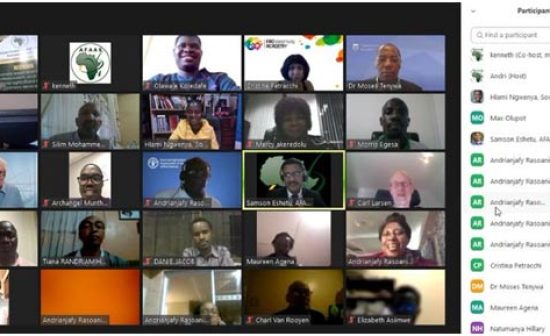 A cross-Section of Webinar participants on the utilisation of the AgMOOCs