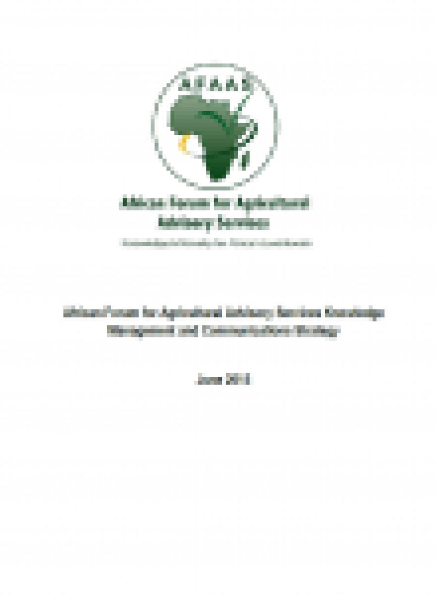 AFAAS Knowledge Management and Communications Strategy